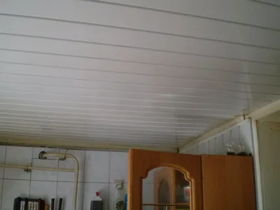 Как самому сделать пластиковый потолок на кухне