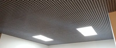 Купить узкую вентиляционную решетку в потолок с орнаментом Ирис
