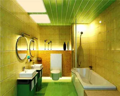 Глянцевый ПВХ потолок в ванной комнате купить в Кишиневе