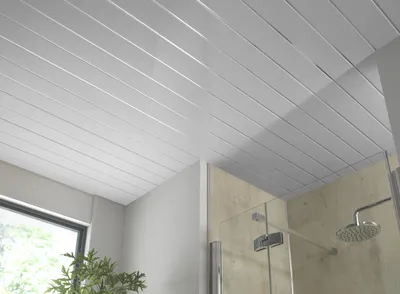 Как смонтировать реечный потолок в ванной - особенности и рекомендуемые  материалы