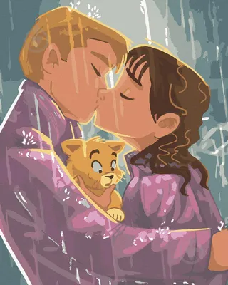 Поцелуй под дождем #15 - Влюбленная семейная пара