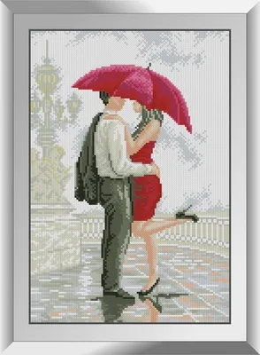 Поцелуй под дождем #35 - Картинка с романтическим настроением