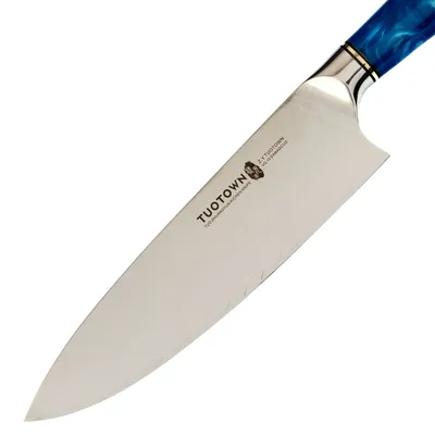Кухонный шеф нож (Гуйто) Tuotown SG-001, сталь VG-10, рукоять  дерево/эпоксидка, SG-001 по цене 5550.0 руб. - купить в Москве, СПБ