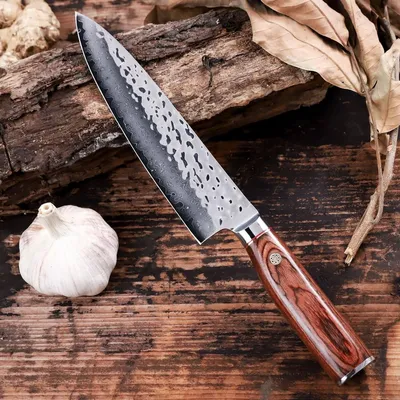 Профессиональный 67-слойный дамасский стальной западный нож шеф-повара,  кухонные ножи, нож для нарезки фруктов, нож для очистки овощей – лучшие  товары в онлайн-магазине Джум Гик