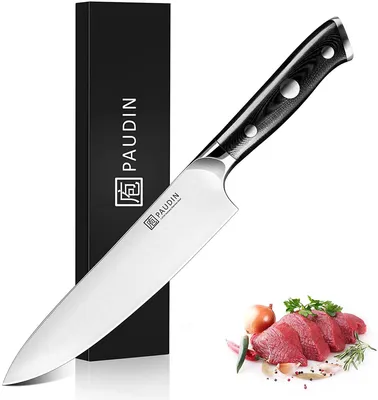 Набор ножей из нержавеющей стали / профессиональные ножи для кухни / для  мяса, рыбы, овощей / 10 предметов