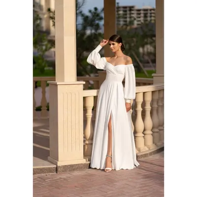 Нежное платье в пол артикул 208894 цвет бежевый👗 напрокат 3 000 ₽ ⭐ купить  50 000 ₽ в Екатеринбурге