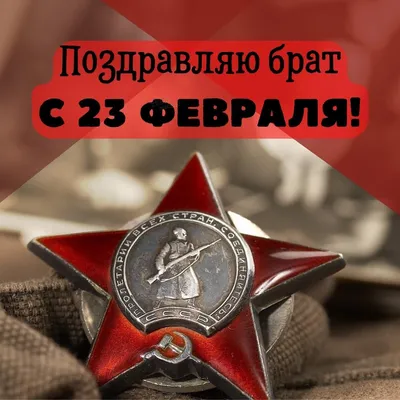 Открытки с 23 февраля для брата от сестры