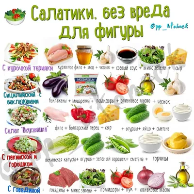 Вкусные диетические салаты в картинках (36 фото)