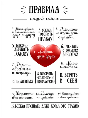 Постер с правилом СтильМаркет Надпись купить по выгодной цене в  интернет-магазине OZON (917781285)