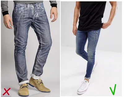 Правильная длина мужских джинс фото фотографии