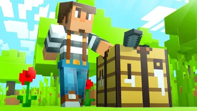 Мир Minecraft там где есть золото …» — создано в Шедевруме