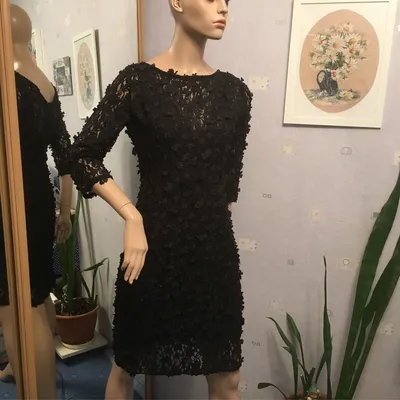 Платье женское Incity 1.1.2.21.01.44.06223 черное S - купить в Москве, цены  на Мегамаркет