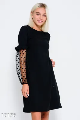 Черное прямое платье с поясом, купить по цене 7250 рублей в  интернет-магазине M.REASON, 33.7725.T1529.1 S1.20