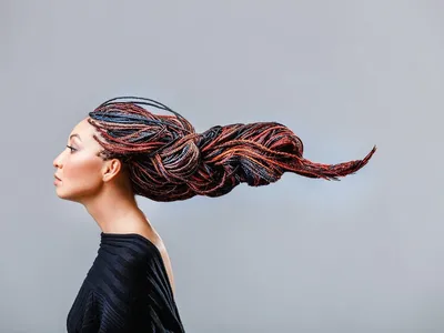 28-дюймовые синтетические Zizi косы, вязанные крючком косички для пряди  вания волос для женщин, фиолетовые, черные, красные | AliExpress