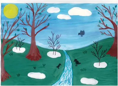 Иллюстрация «Приход весны» - Педагогический портал «О детстве»