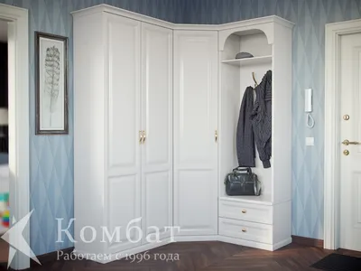 Прихожая с антресолью Белая 1DV купить на заказ по низкой цене в Киеве |  Магмебель