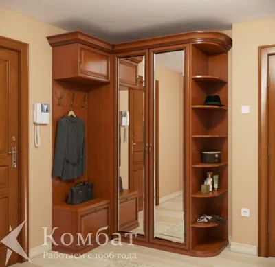 Угловой набор мебели для прихожей Фреска 7 (ширина 171х176 см) от  производителя — DaVita-мебель
