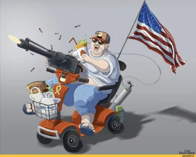 Боже благослови Америку (God Bless America) / смешные картинки и другие  приколы: комиксы, гиф анимация, видео, лучший интеллектуальный юмор.