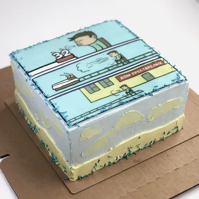 Торт “На День рождения мужчины” Арт. 01269 | Торты на заказ в Новосибирске  \"ElCremo\"