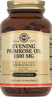 Солгар Масло примулы вечерней капсулы 1300мг №30 купить в Москве по цене от  1399 рублей