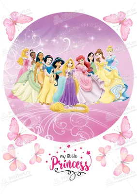 Маленькие Дисней Принцессы в красочных иллюстрациях - YouLoveIt.ru