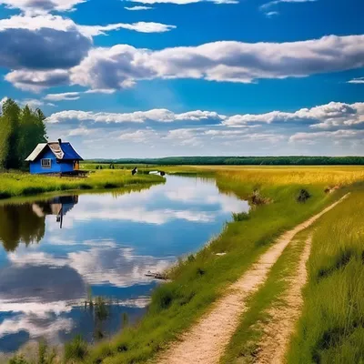 Картина Природа России. Размеры: 70x50, Год: 2017, Цена: 20000 рублей  Художник Алферова Елена