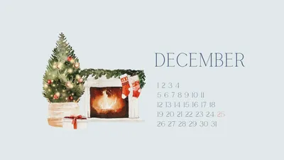 December Calendar + New Tech Backgrounds — Hello Adams Family