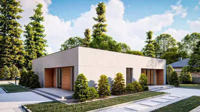 Проекты домов с панорамными окнами – 50 коттеджей в каталоге проектов  ИНВАПОЛИС. Фото, планировка, цена