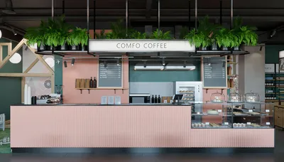 дизайн проект кофейни Comfo Coffee — Интерьеры для бизнеса