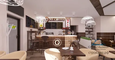Дизайн проект кафе под ключ - разработка дизайн проекта интерьера кафе с  портфолио | INSPIREGROUP