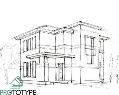 Проект двухэтажного дома, 134,8 м2 | Проекты домов и коттеджей