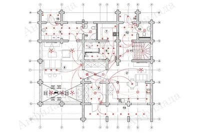 Проект двухэтажного дома с мансардой: чертежи и фото | Проект дома, План  дома, Проекты домов