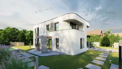 Заказать проект дома в немецком стиле, фото и цены одноэтажных проектов  коттеджей под ключ в компании Ваш загородный дом