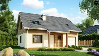 Проект дома 55 кв м с мансардой - 05-12 🏠 | СтройДизайн