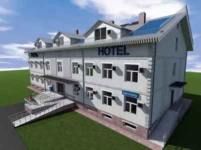 Проект мини гостиницы на 6 номеров