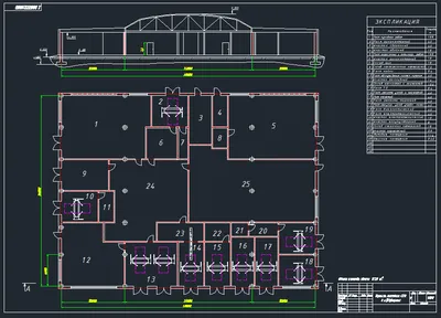 Проект легкового СТО в г. Гудермес - Чертежи, 3D Модели, Проекты,  Автосервис и автомобильное хозяйство