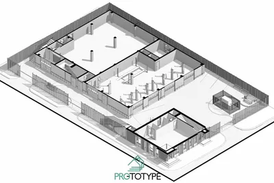 Проект здания автосервиса, автомойки 360 м2 - Здание технического  обслуживания. Возможность адаптации под автосервис, СТО, мойку УЦ12 Муратор  в Екатеринбурге