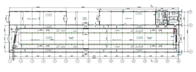 Проект гаража из сэндвич панелей на 3 места с рабочим блоком