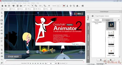 Crazytalk Animator 2.0 Pipeline + Bonus Pack » PooShock.Ru - Сборки, Репаки  RePack, aep проекты, программы для редактирования видео и графики.