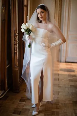 Простое вечернее платье на бретелях-спагетти, цельнокроеное платье, деловое  платье для свадьбы, Элегантное свадебное платье | AliExpress