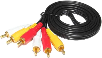 Кабель компонентный 3 x RCA (Тюльпан) - 3 x RCA (Тюльпан), 1.5 метра