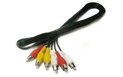 Кабель-переходник 3.5 Jack в 2 RCA тюльпана