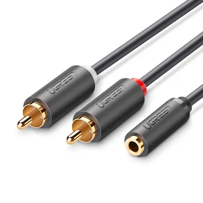 Кабель Jack 3.5 mm - 2RCA, тюльпан-джек, провод 1.5 м — купить в  интернет-магазине по низкой цене на Яндекс Маркете