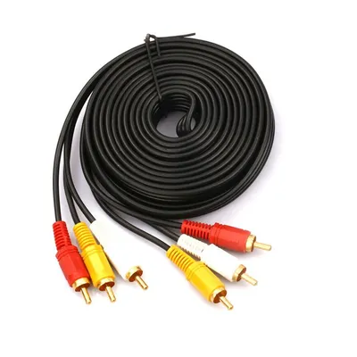 Купить Кабель Аудио mini-jack F/RCA M (тюльпаны) 30sm в Тирасполе,  Бендерах, Рыбнице. | «Мир Компьютеров»