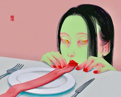 психоделическая картина женщины, триповые картинки на кислоте фон картинки  и Фото для бесплатной загрузки