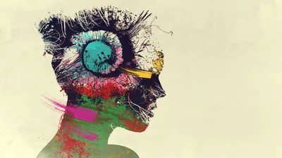 Психоделическая картина \"Trippy space\" ⋆ Art Boutique