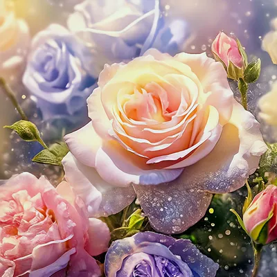 Букет «Пудровые розы» - заказать и купить за 3 550 ₽ с доставкой в  Зеленограде - партнер «Мирт»