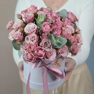 Купить Голова розы, пыльно-пудровый (крупная), диаметр- 12 см. в  интернет-магазине Mariza-shop