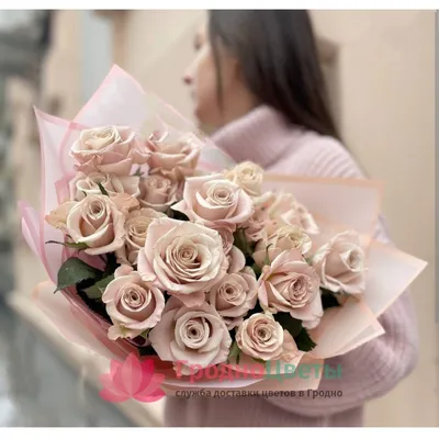 Открытые розы розовая пудра, 1 см – Decor4you