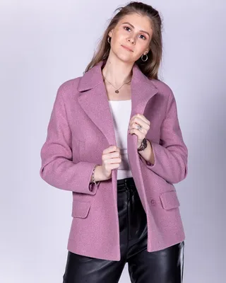 Короткое женское пальто из шерсти на весну 027120 ALVO - купить в  интернет-магазине МОДА 365